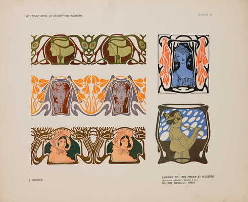 [Клингер Ю. Женщина в современных украшениях]. [c. 1902].